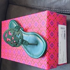 Tory Burch Norwood Miller Croco Embossed Flip Flop